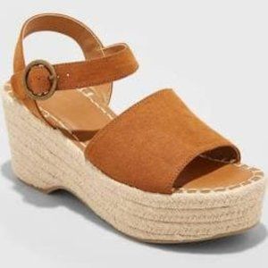 Women's Morgan espadrille wedges microsuede